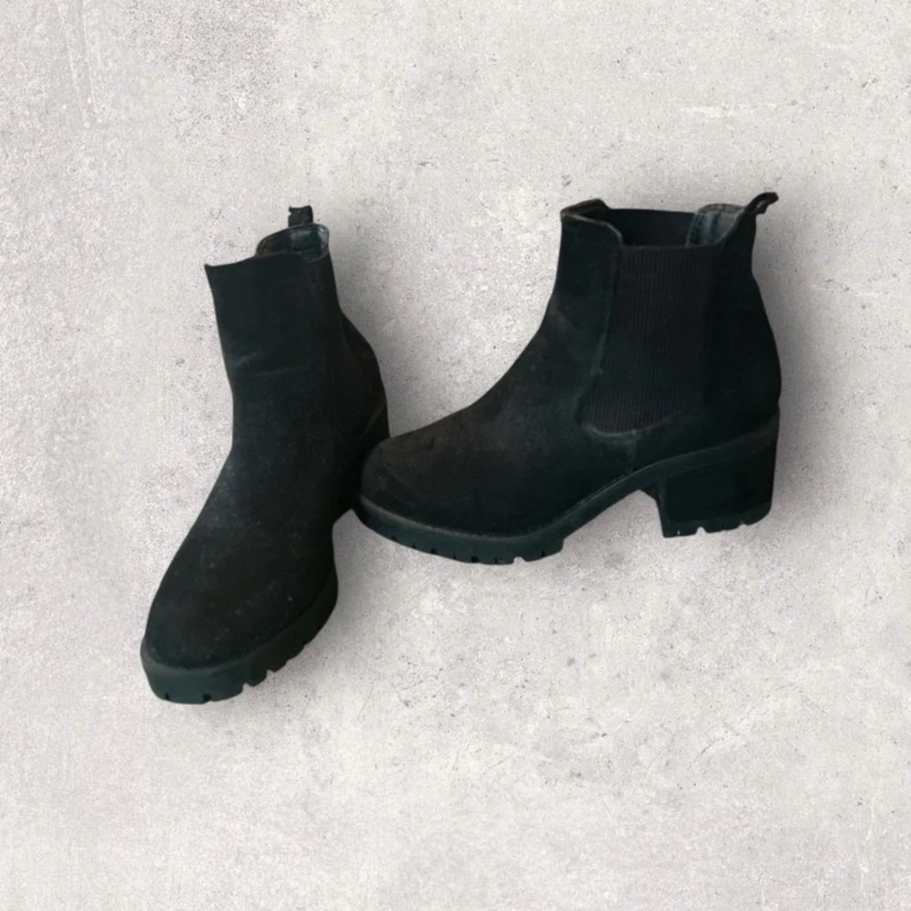 Seven7 Dark Heeled Boots